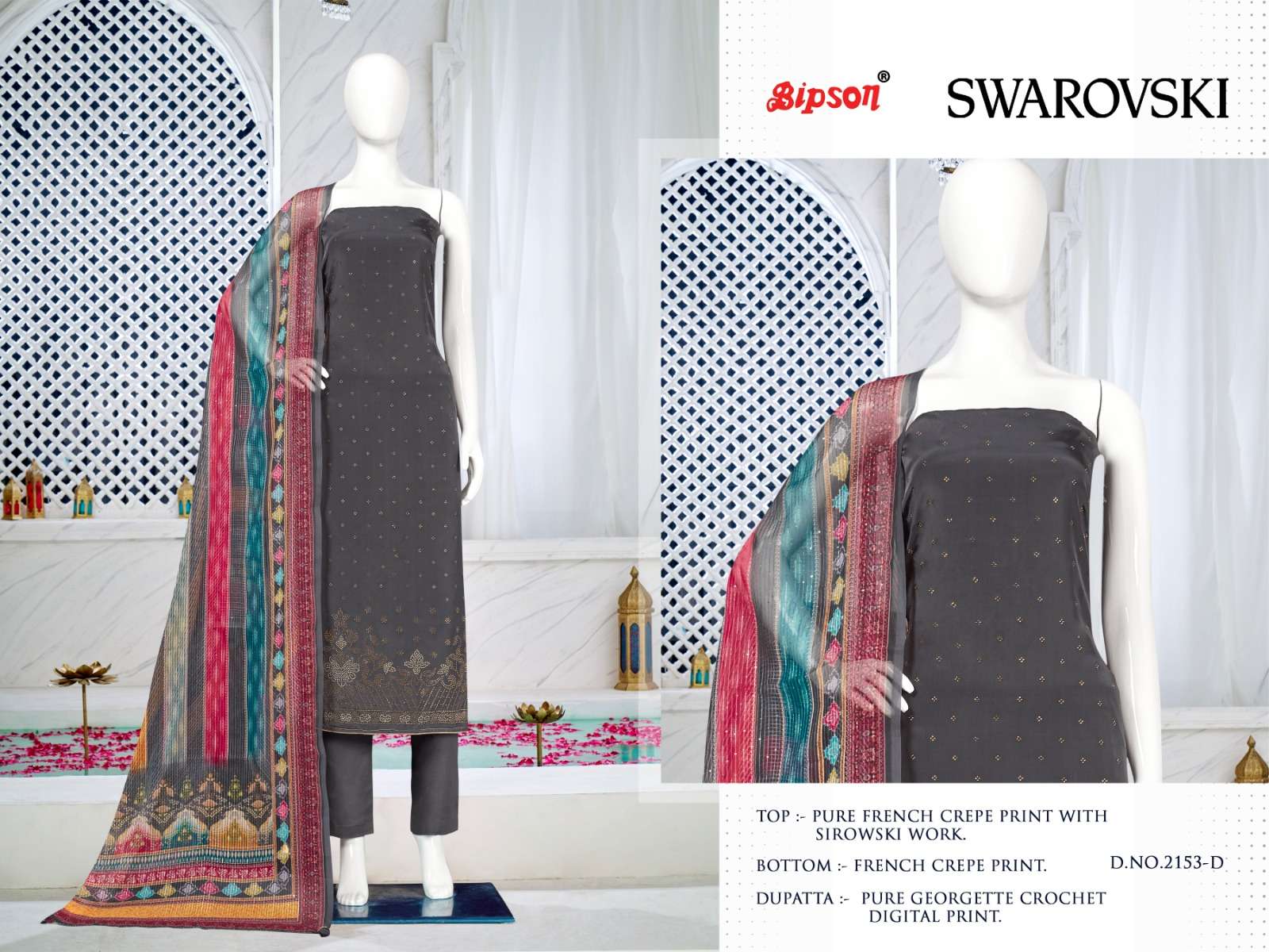 bipson prints swarovski 2153 series unstitched designer salwar kameez catalogue design 2023