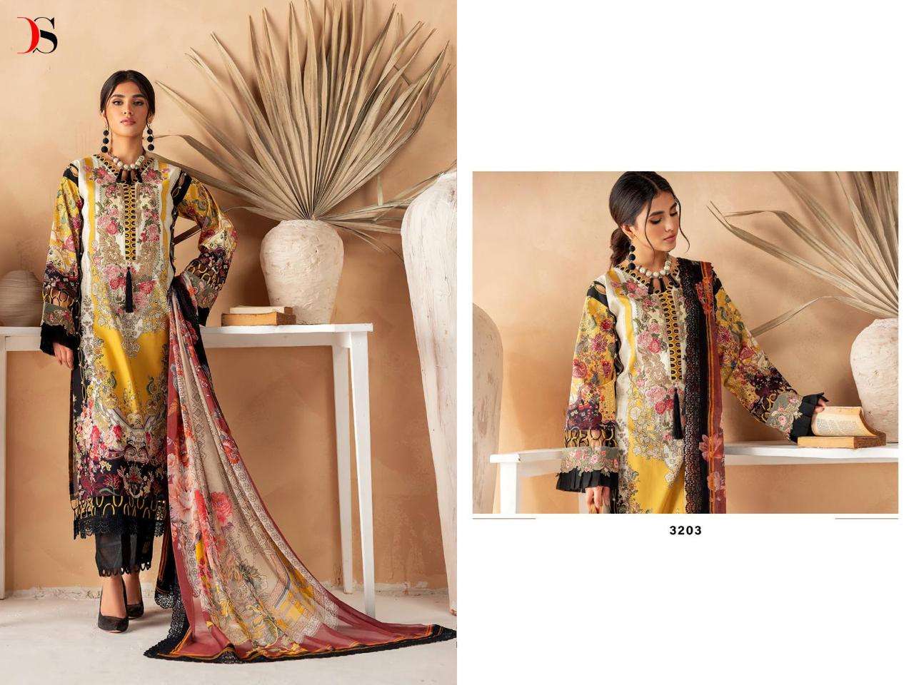 deepsy suits firdous ayzal 3201-3206 series stylish look designer pakistani salwar suits wholesaler surat