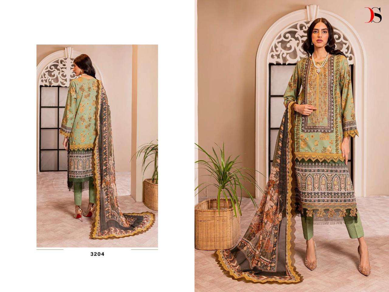 deepsy suits firdous ayzal 3201-3206 series unstitched designer dress material catalogue design 2023