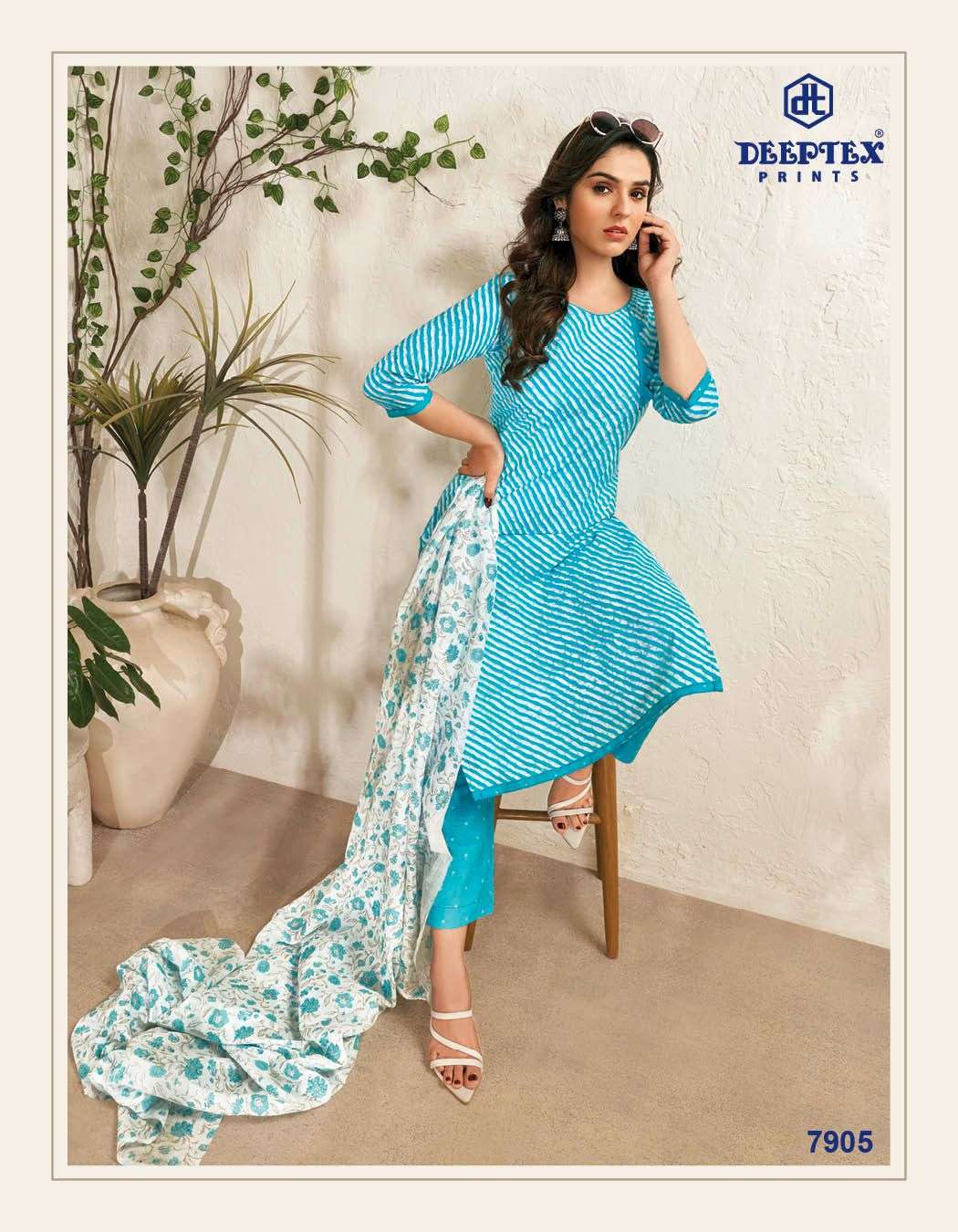 deeptex miss india vol-79 7901-7926 series fancy designer dress material catalogue wholesale collection surat