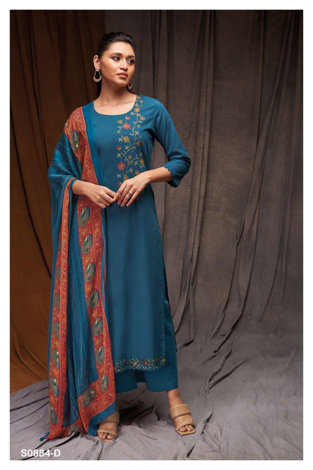 ganga nazaria 884 series stylish designer salwar kameez catalogue online price surat