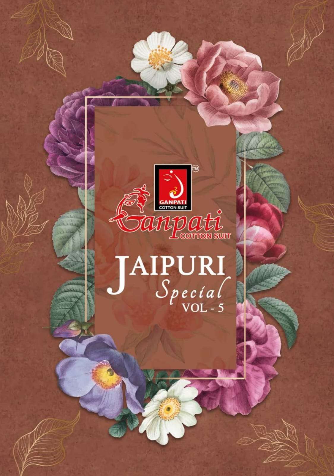 ganpati cotton suit jaipuri special vol-5 161-175 series indian designer salwar suits catalogue collection 2023