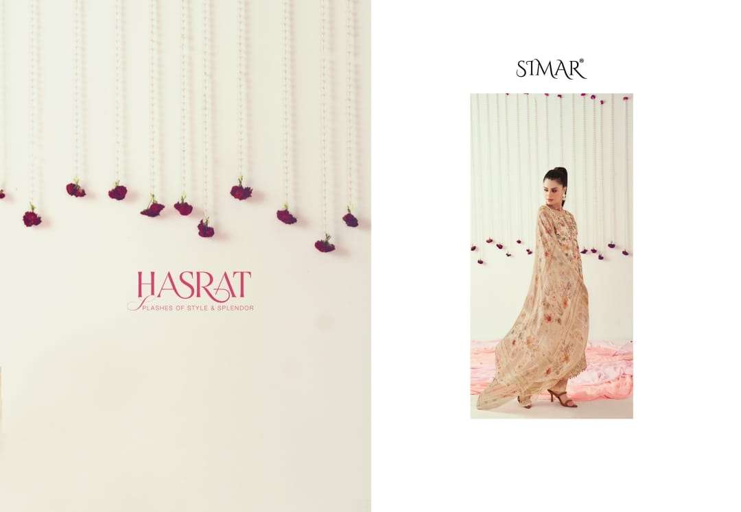 glossy hasrat 7308-7311 series unstitced designer salwar kameez catalogue online dealer surat