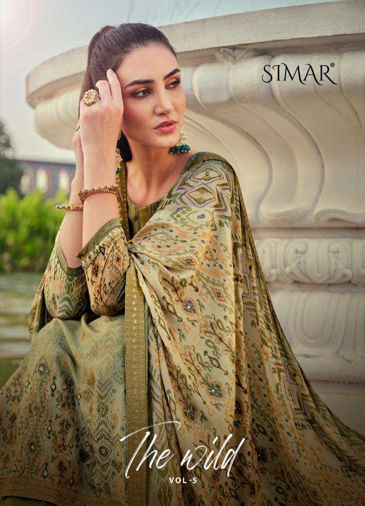 glossy the wild vol-5 9081-9086 series exclusive designer salwar kameez catalogue collection 2023