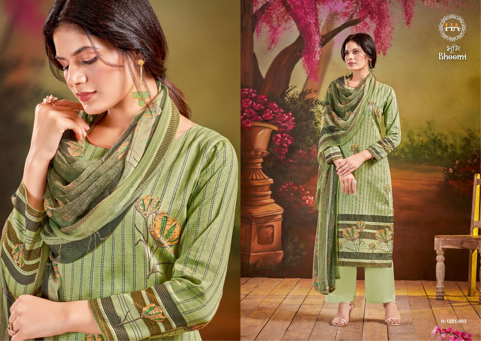 harshit fashion bhoomi unstitched designer salwar suits online dealer surat