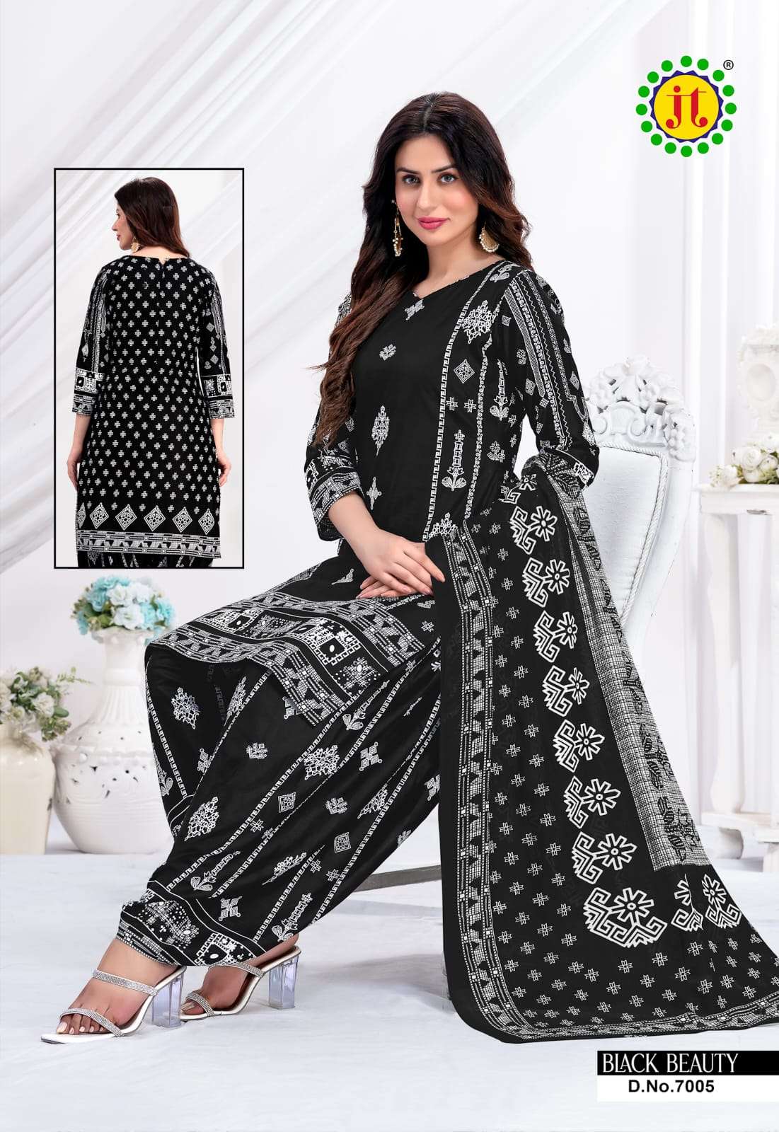 jamatmal tilokchand black beauty vol-7 7001-7010 series fancy designer salwar kameez catalogue wholesale price surat