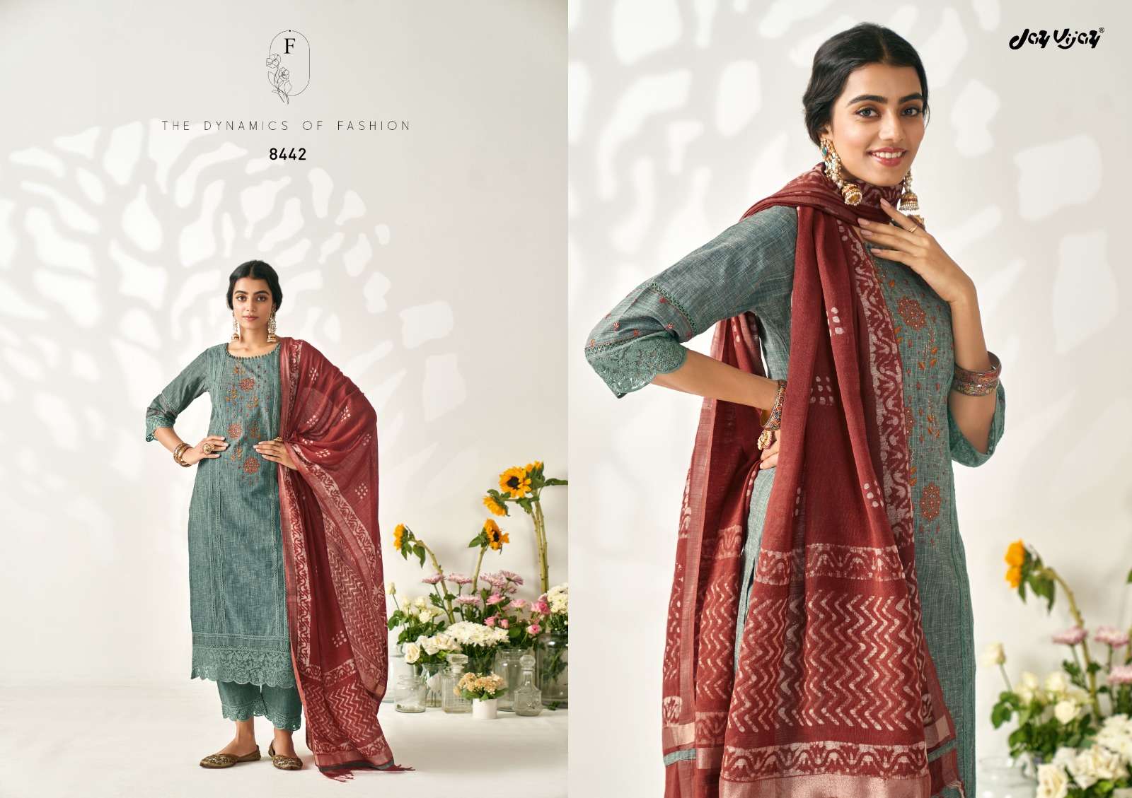 jayvijay aimi vol-2 8441-8444 series party wear designer salwar kameez catalogue manufacturer surat