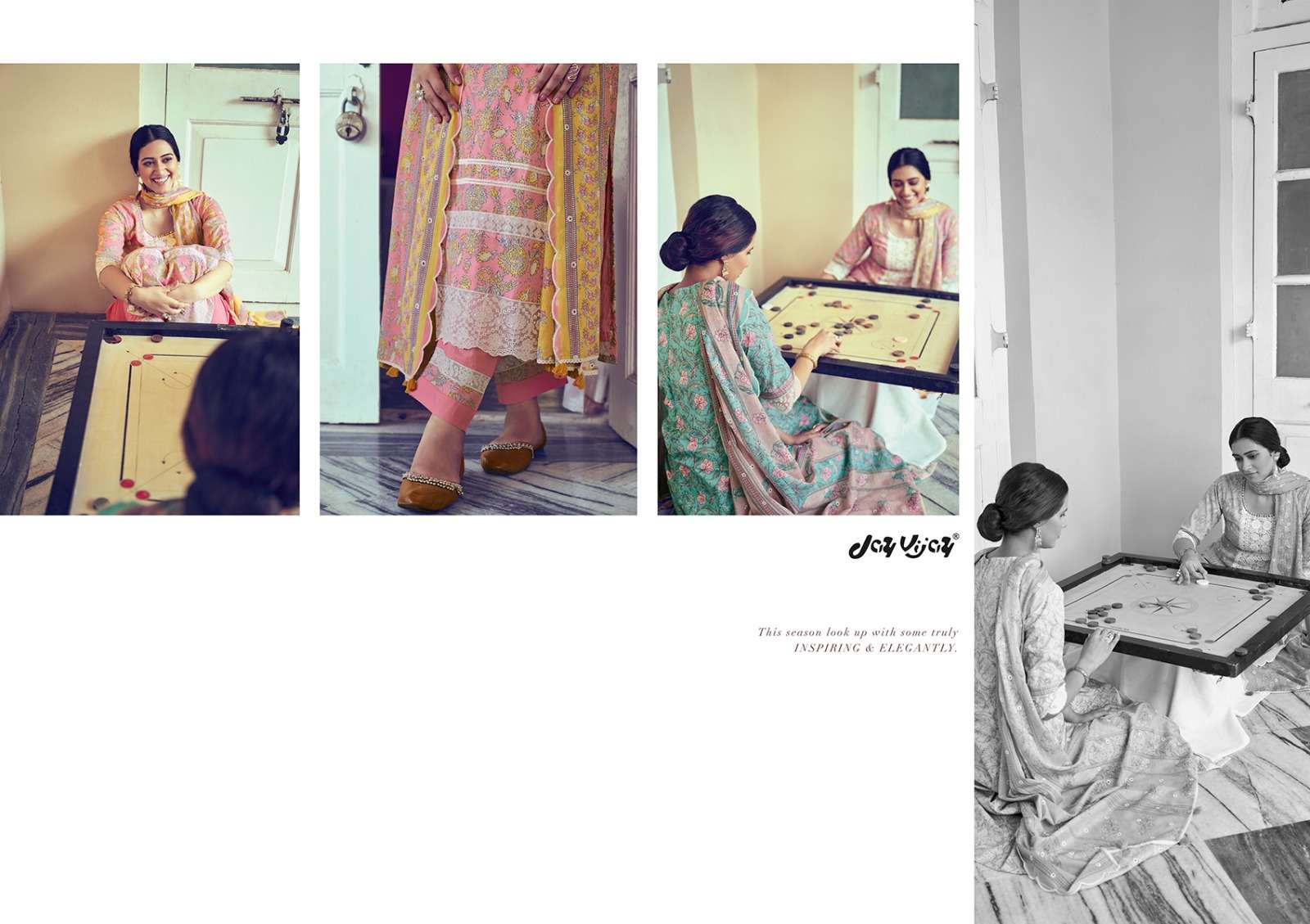 jayvijay dilreet vol-2 8201-8208 series pure cotton designer salwar suits online dealer surat