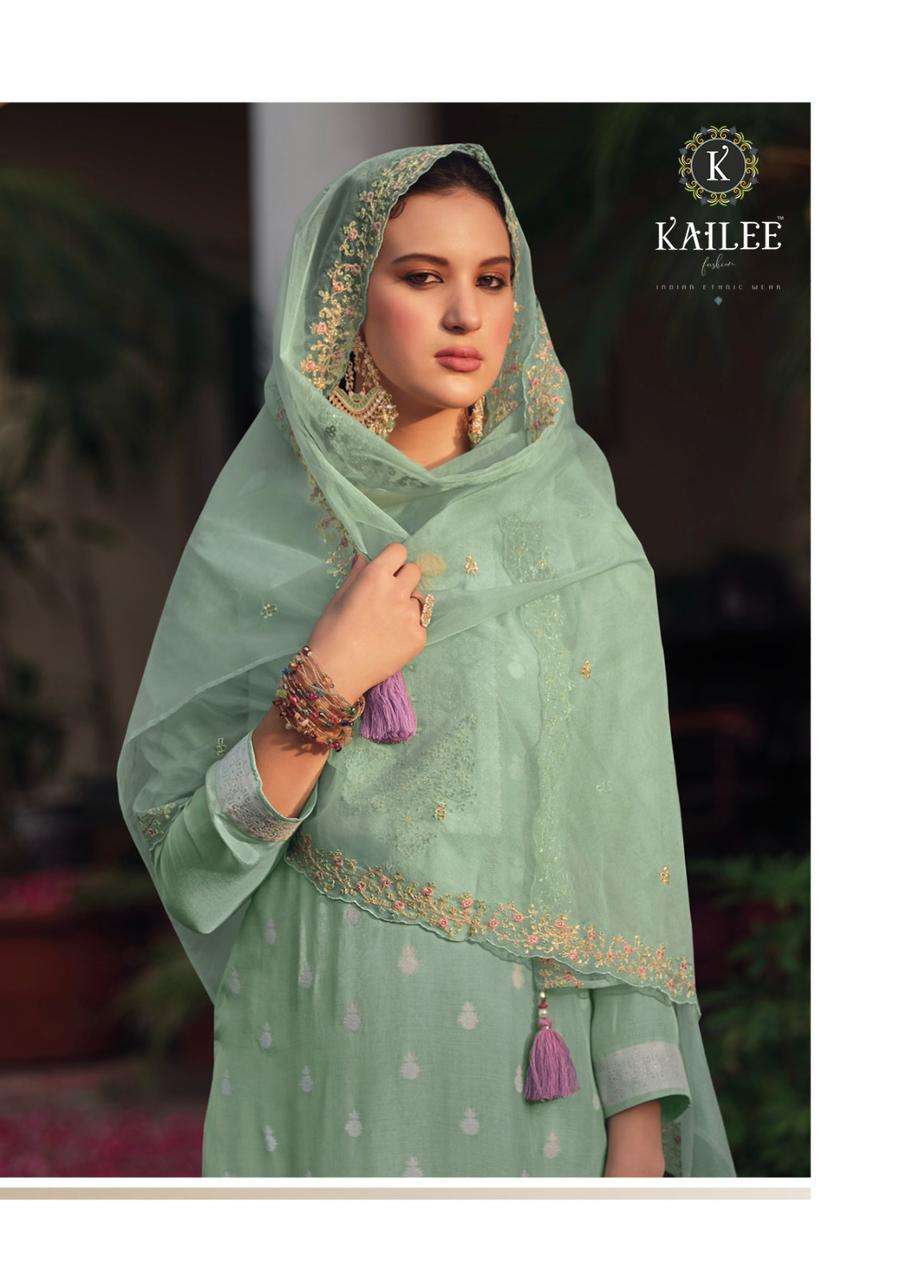 kailee fashion niharika 41001-41008 series full stich designer kurti and pant with dupatta party wear collection surat