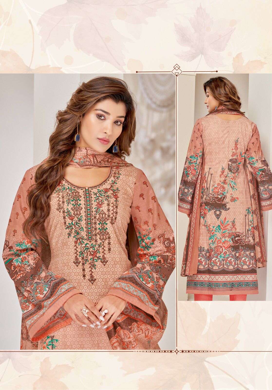 kala fashion meher vol-9 4801-4812 series pure cotton designer salwar suits wholesale price surat