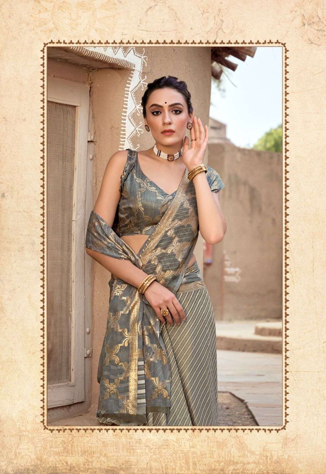 kashvi creation krishna 88001-88008 series latest designer saree catalogue wholesaler surat