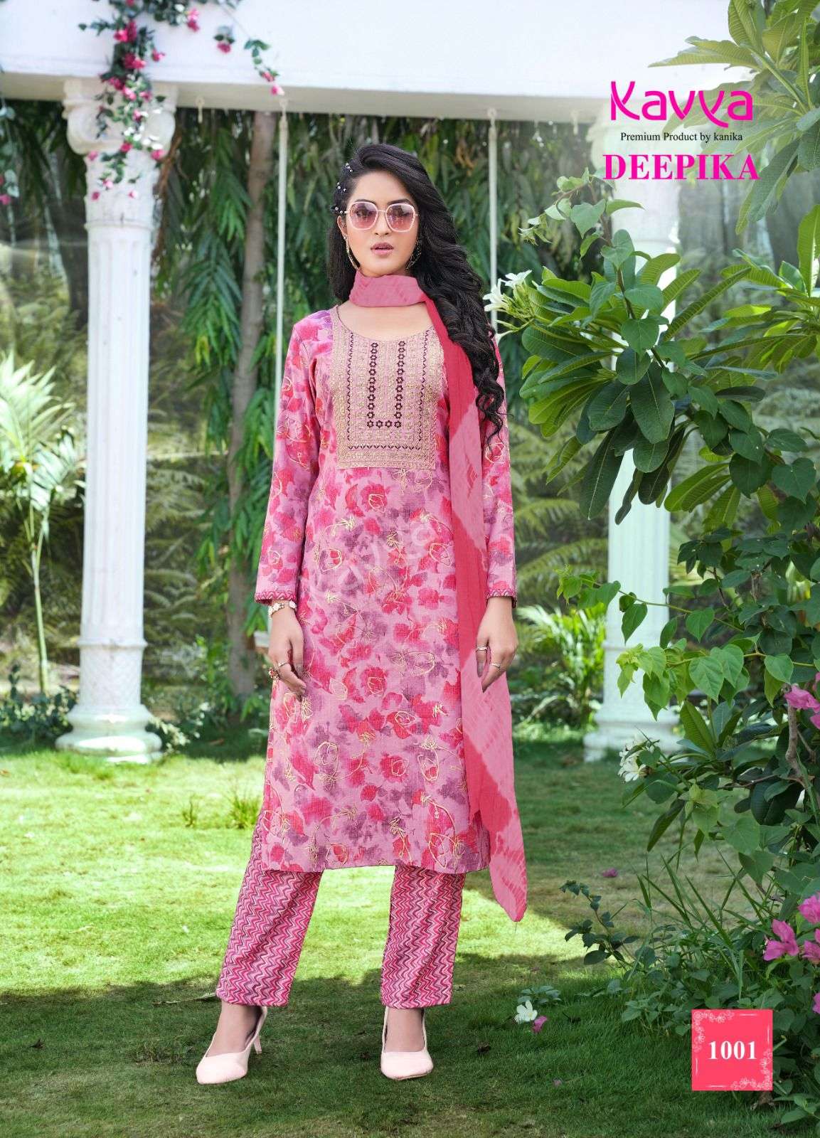 kavya deepika vol-1 1001-1010 series indian designer salwar suits catalogue collection 2023