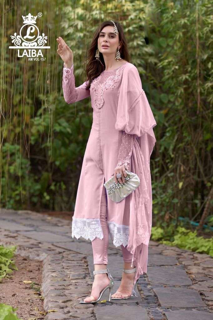 laiba am vol-157 new colour readymade designer pakistani salwar suits catalogue wholesaler surat