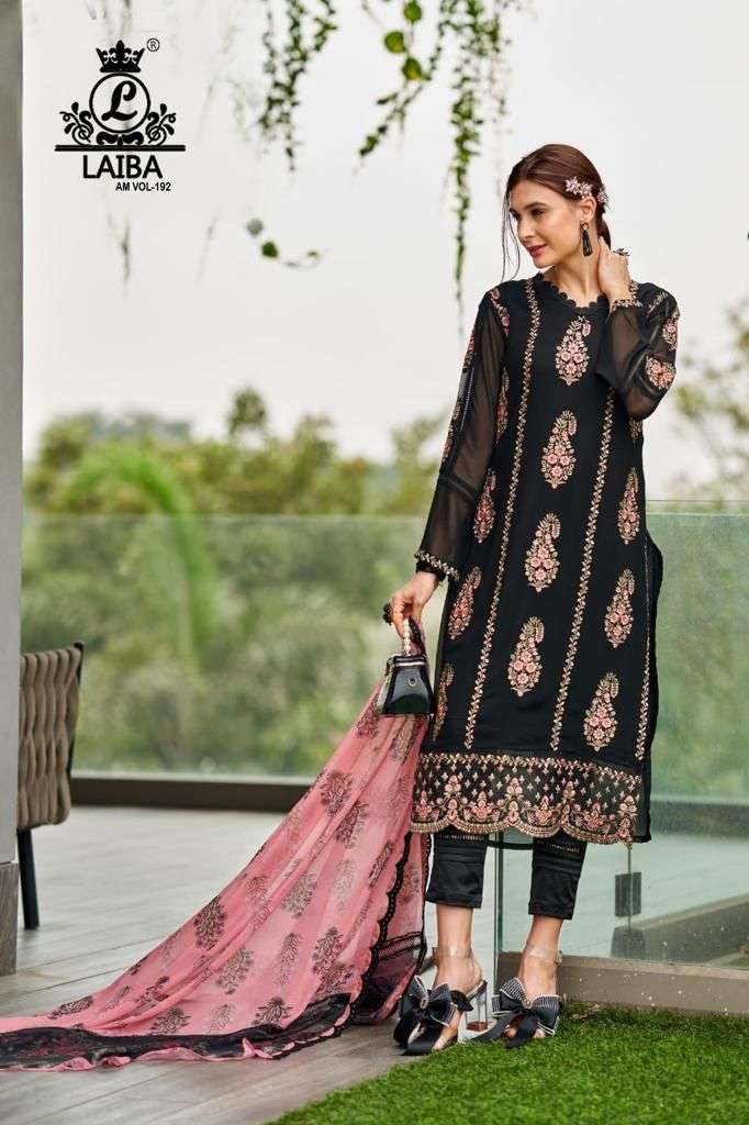 laiba am vol-192 fancy designer pakistani salwar suits catalogue online supplier surat 