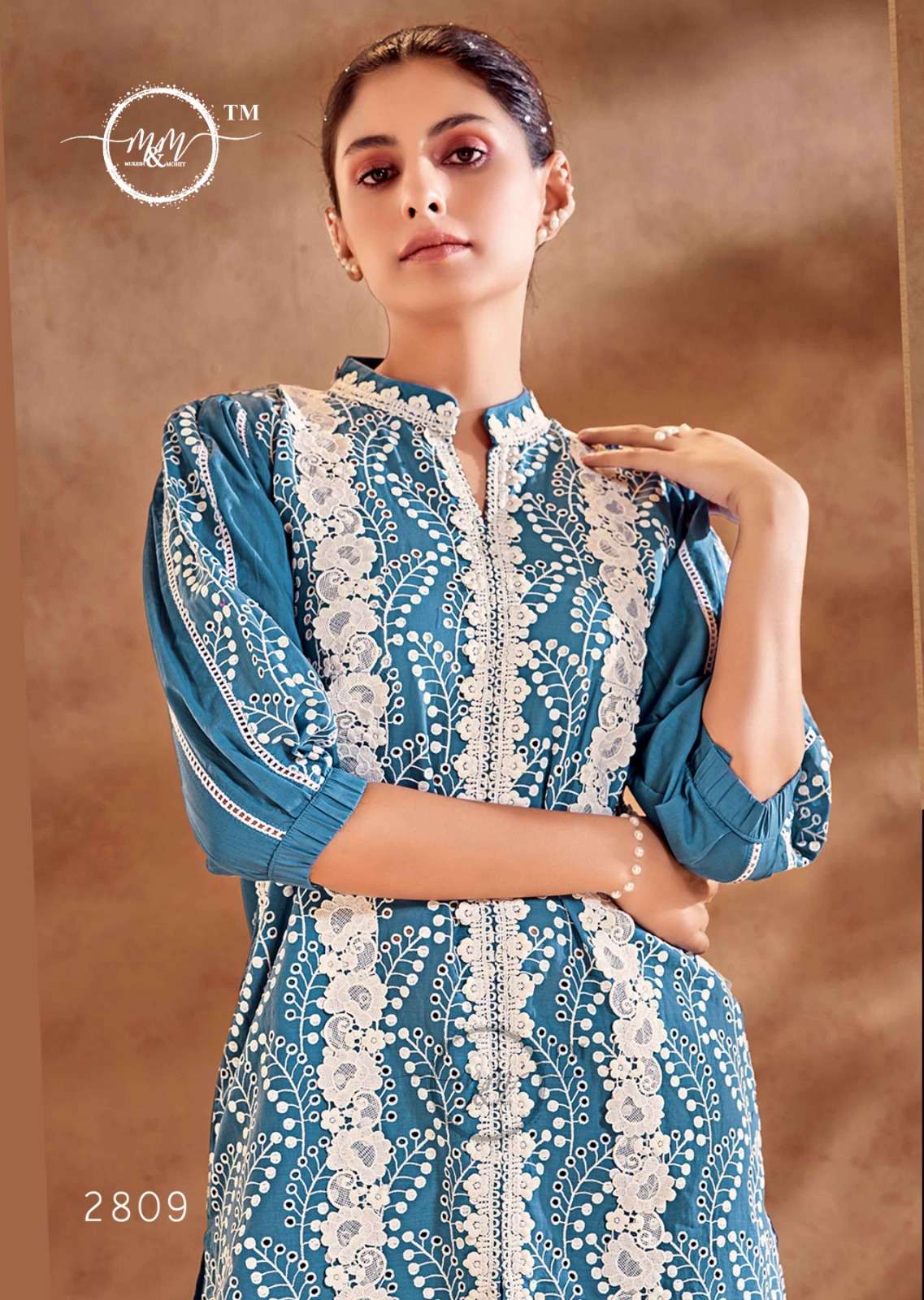 m&m 2809 series afghani style dress catalogue latest design 2023