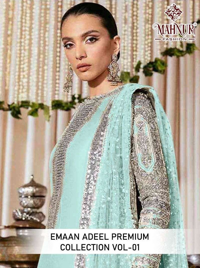 mahnur fashion emaan adeel premium collection vol-1 1001 series exclusive designer pakistani salwar suits design 2023