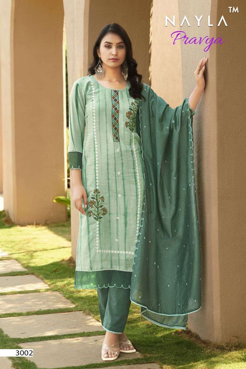 nayla pravya stylish look designer dress online supplier surat 