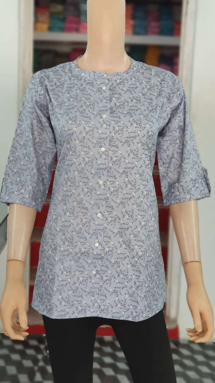 pratham fashion cotton vol-2 cotton printed designer tunic top manufacturer surat