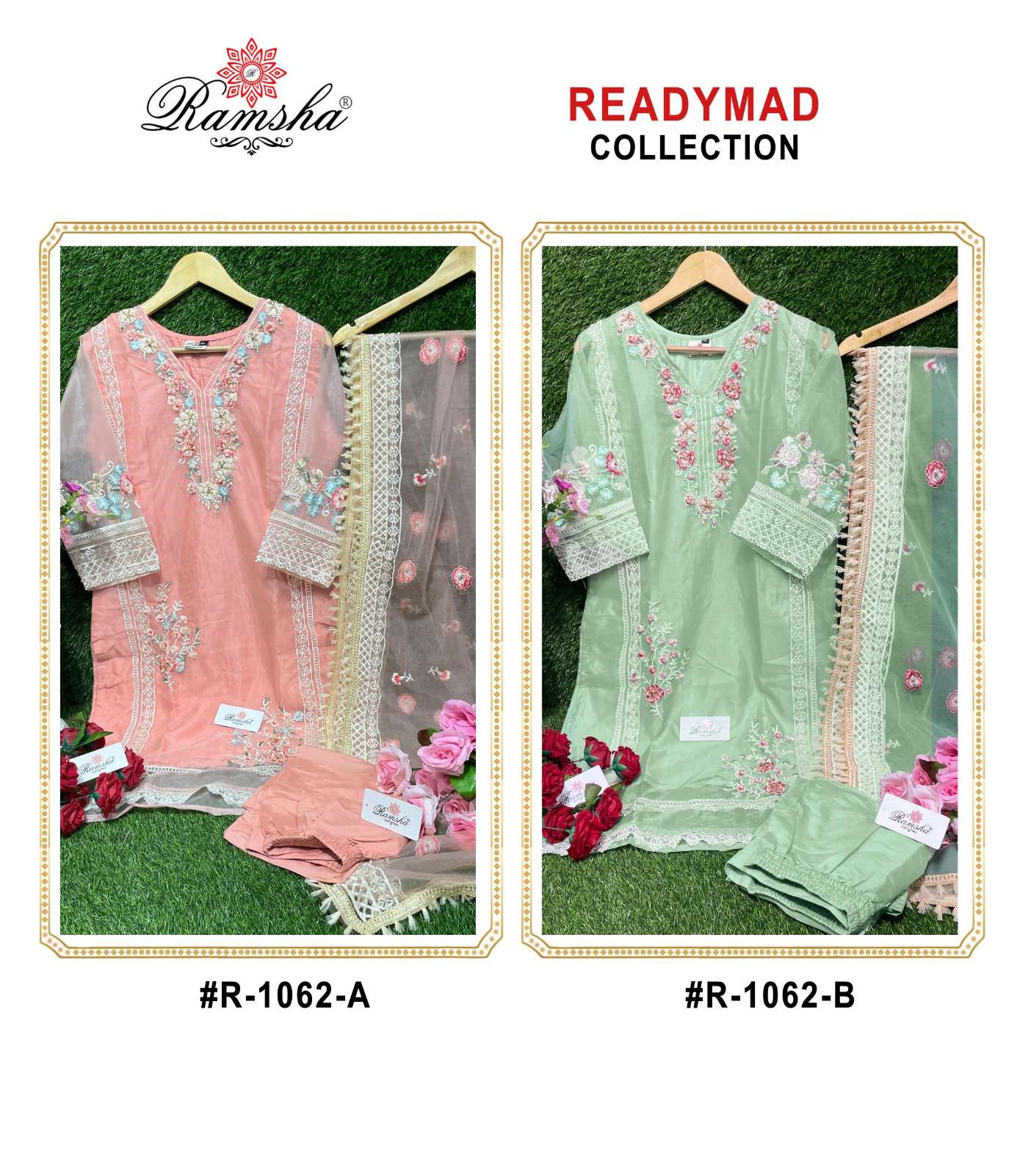 ramsha 1062 series readymade designer pakistani salwar suits wholesale price surat