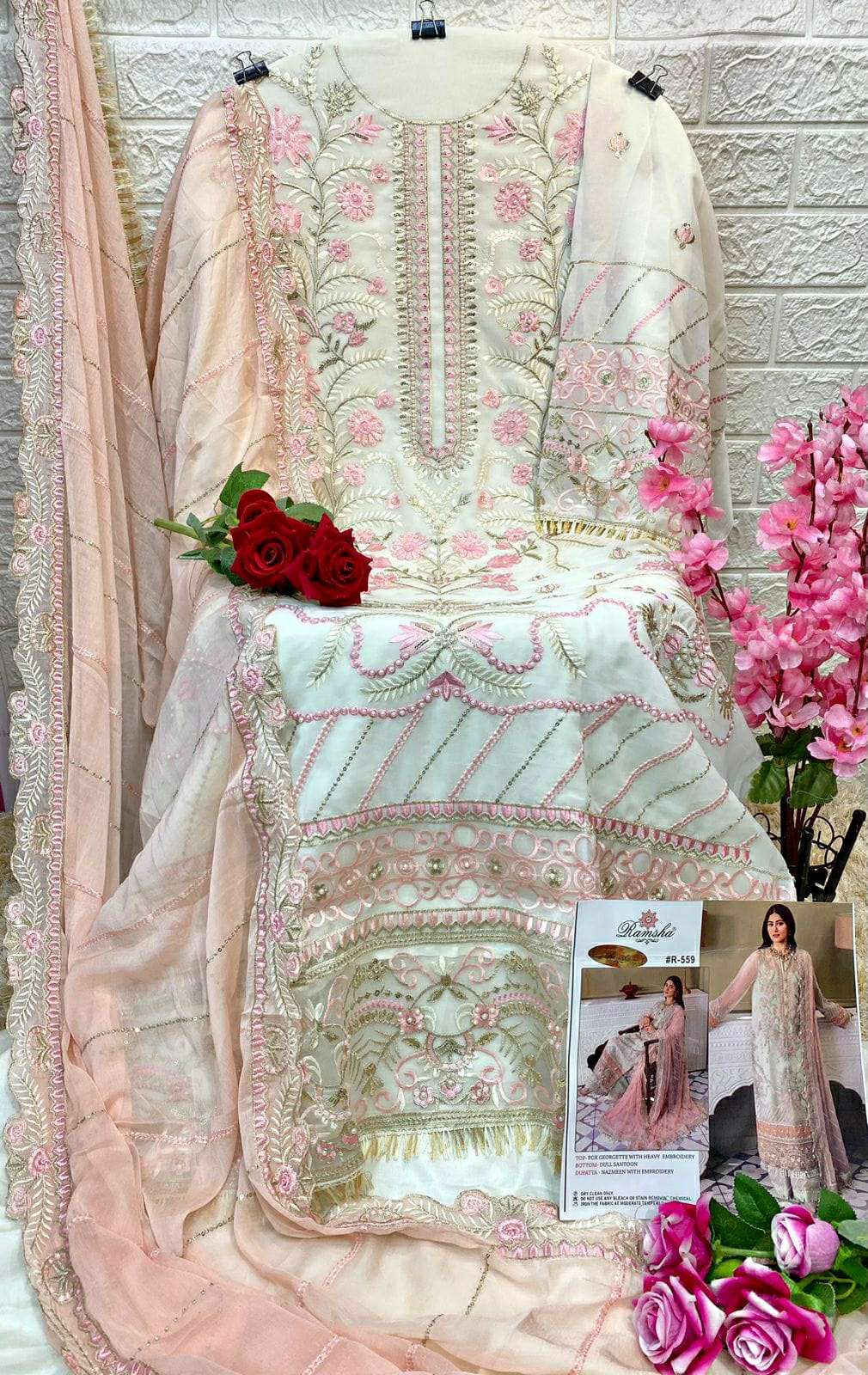 ramsha 559 nx exclusive designer pakistani salwar suits collection 2023