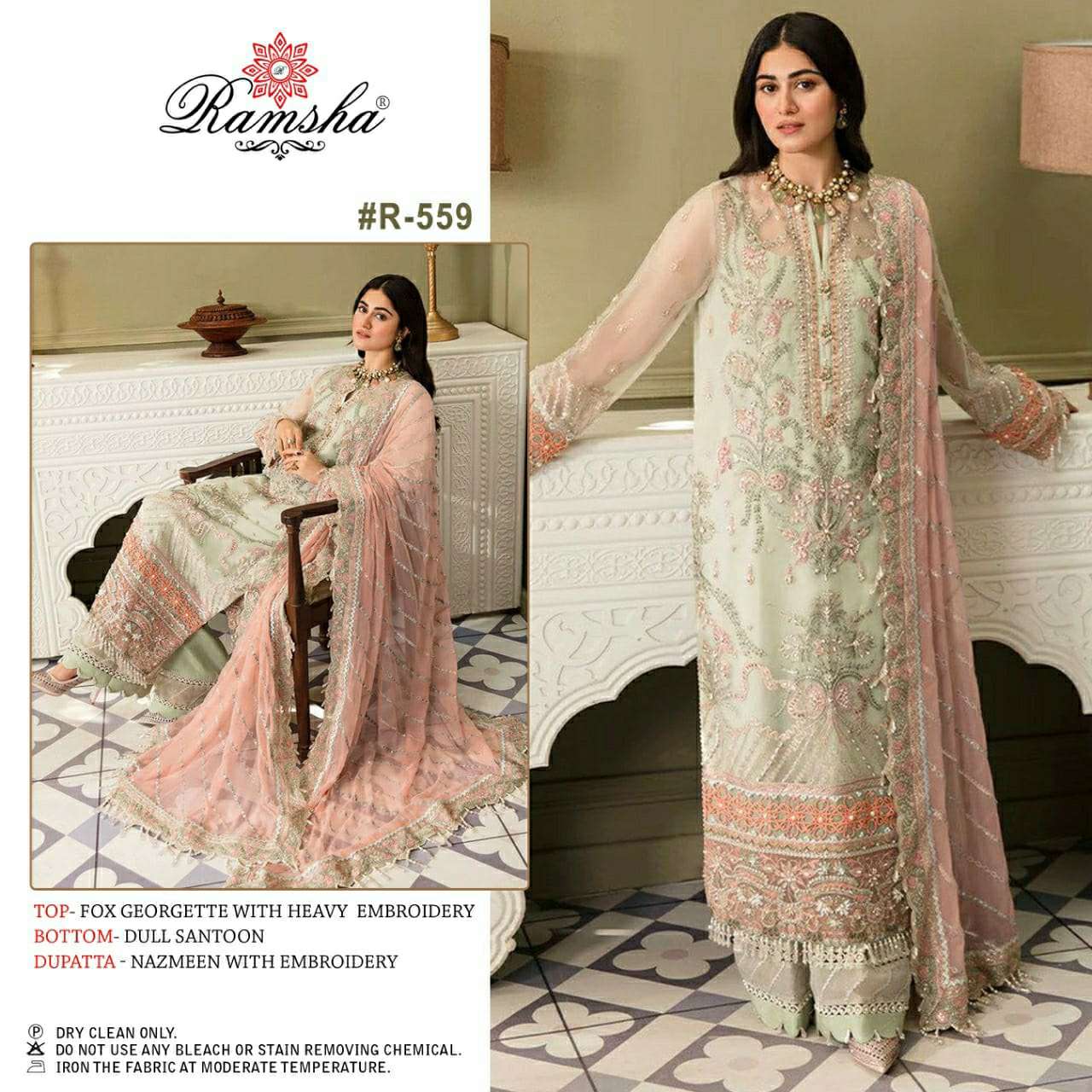 ramsha 559 nx exclusive designer pakistani salwar suits collection 2023