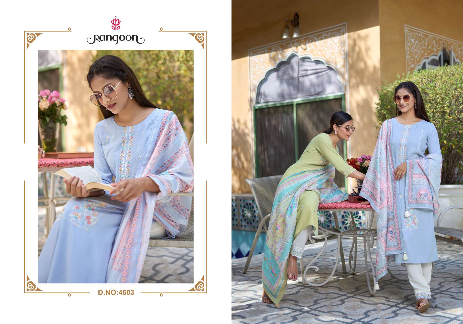 rangoon saheli vol-2 4501-4505 series latest designer kurtis catalogue online price surat