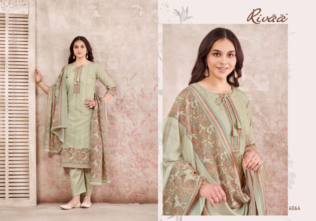 rivaa exports panghat 4058-4063 series indian designer salwar kameez catalogue manufacturer surat
