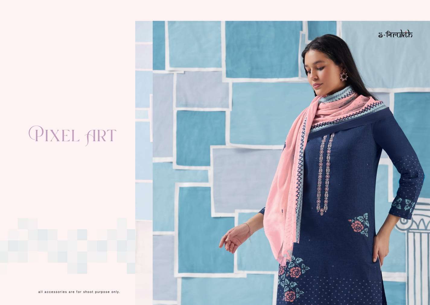 s-nirukth pixel art indian designer salwar kameez catalogue wholesale price surat