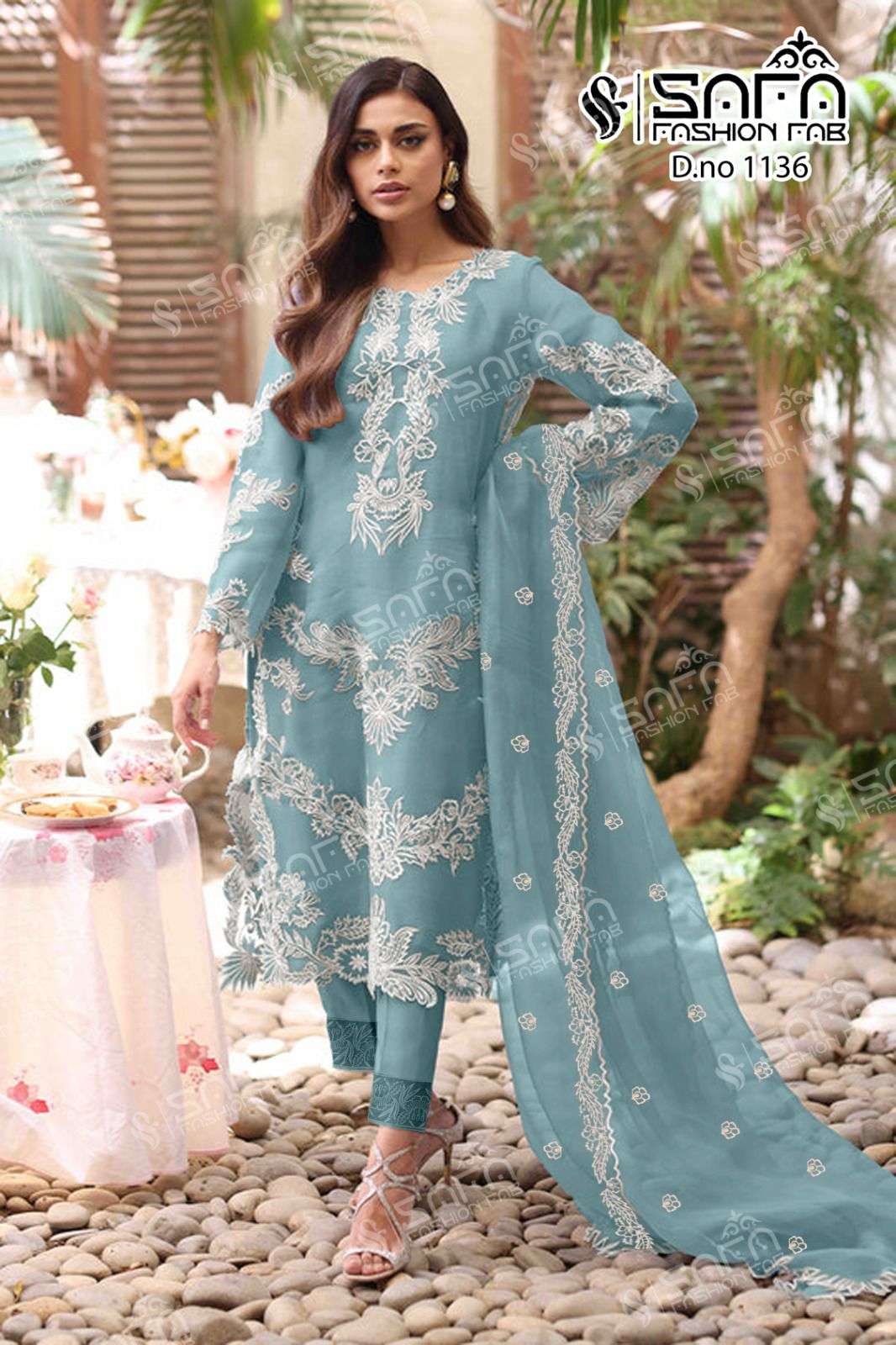 safa fashion fab 1136 series stylish look designer pakistani salwar suits design 2023