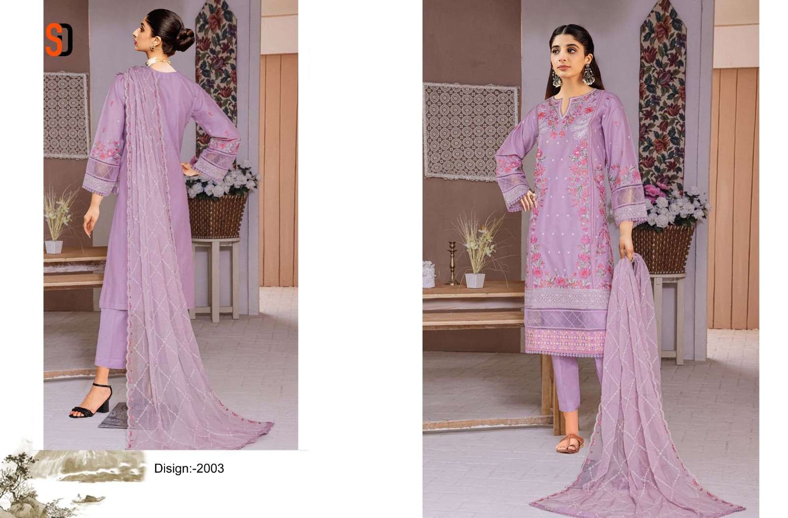 shraddha designer bin saeed vol-2 2001-2005 series exclusive designer pakistani salwar suits wholesaler surat