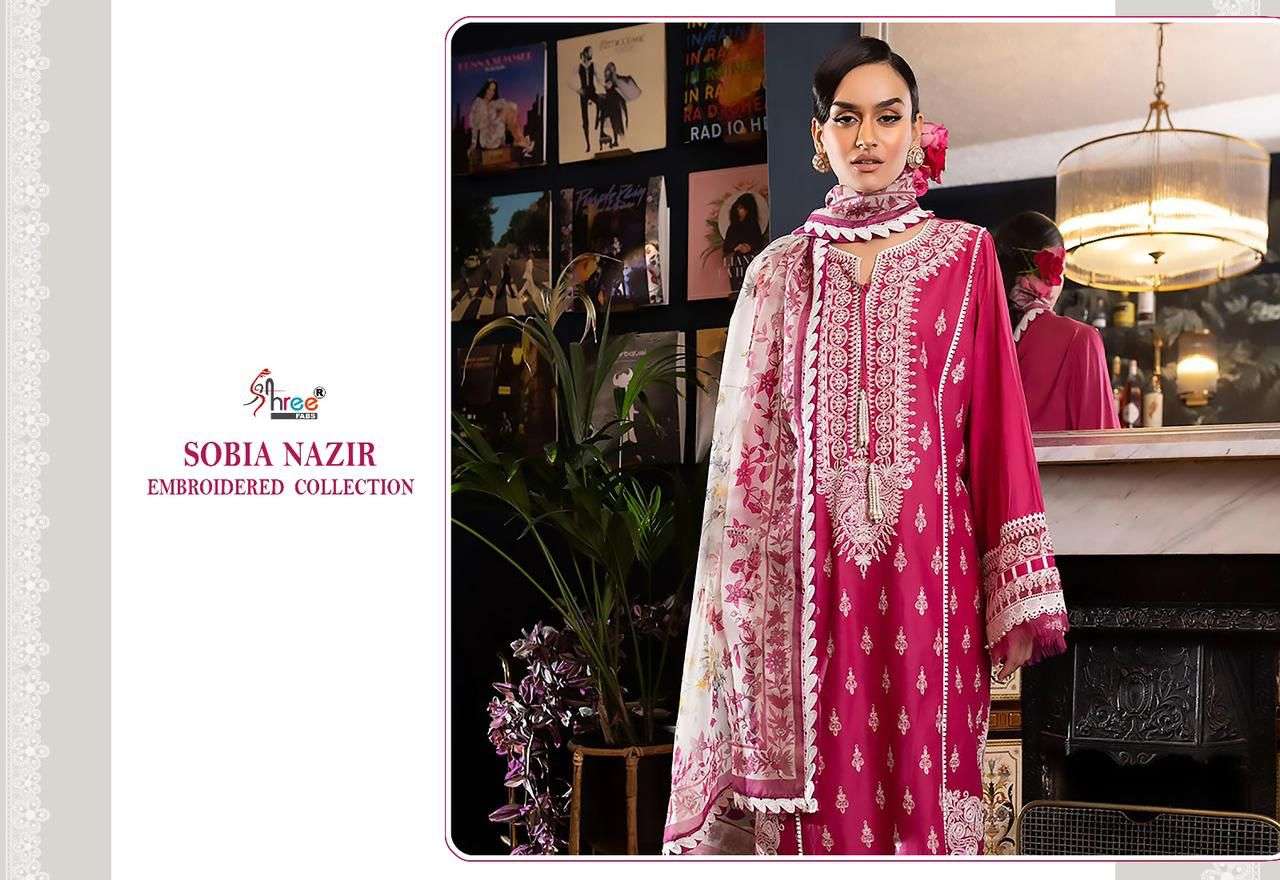  shree fab sobia nazir embroidered collection 3118-3123 series exclusive designer pakistani salwar suits collection 2023
