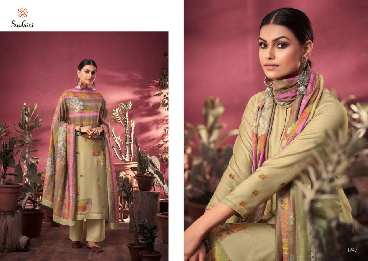 sudriti medley exclusive designer top bottom with dupatta latest catalogue collection 2023