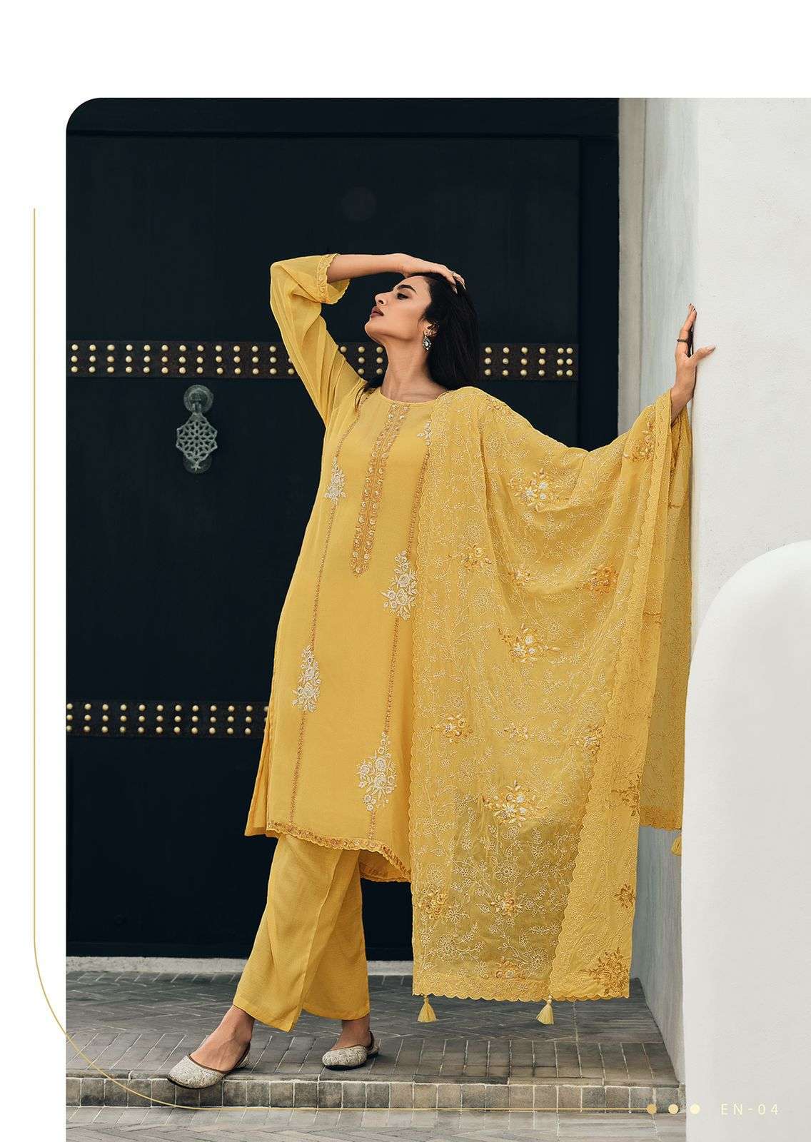 varsha fashion essence 01-04 series indian designer salwar kameez catalogue wholesaler surat