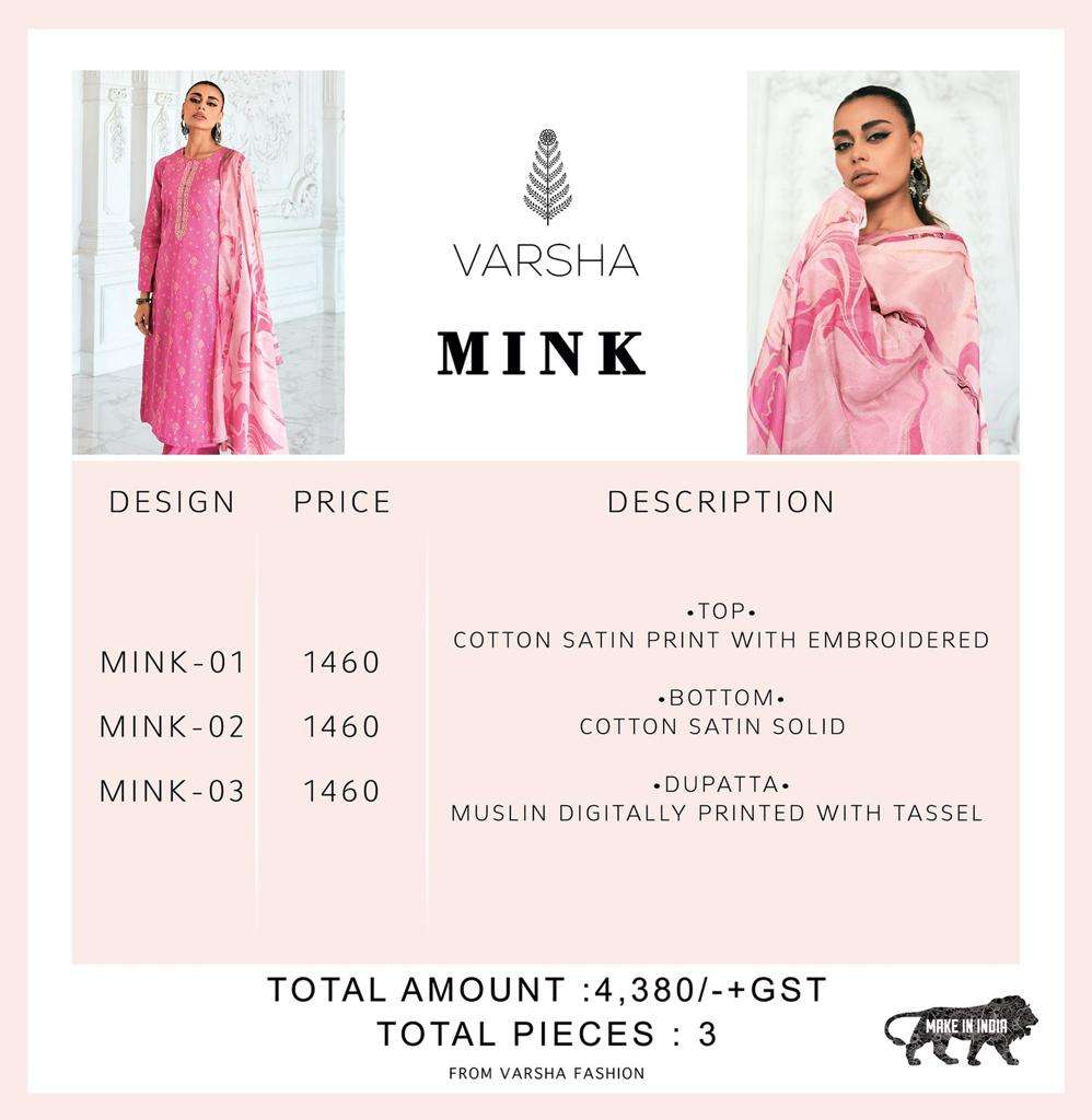 varsha fashion mink 01-03 series trendy designer salwar kameez catalogue design 2023