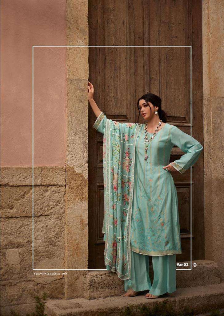 varsha fashion zarina stylish designer salwar kameez catalogue wholesaler surat