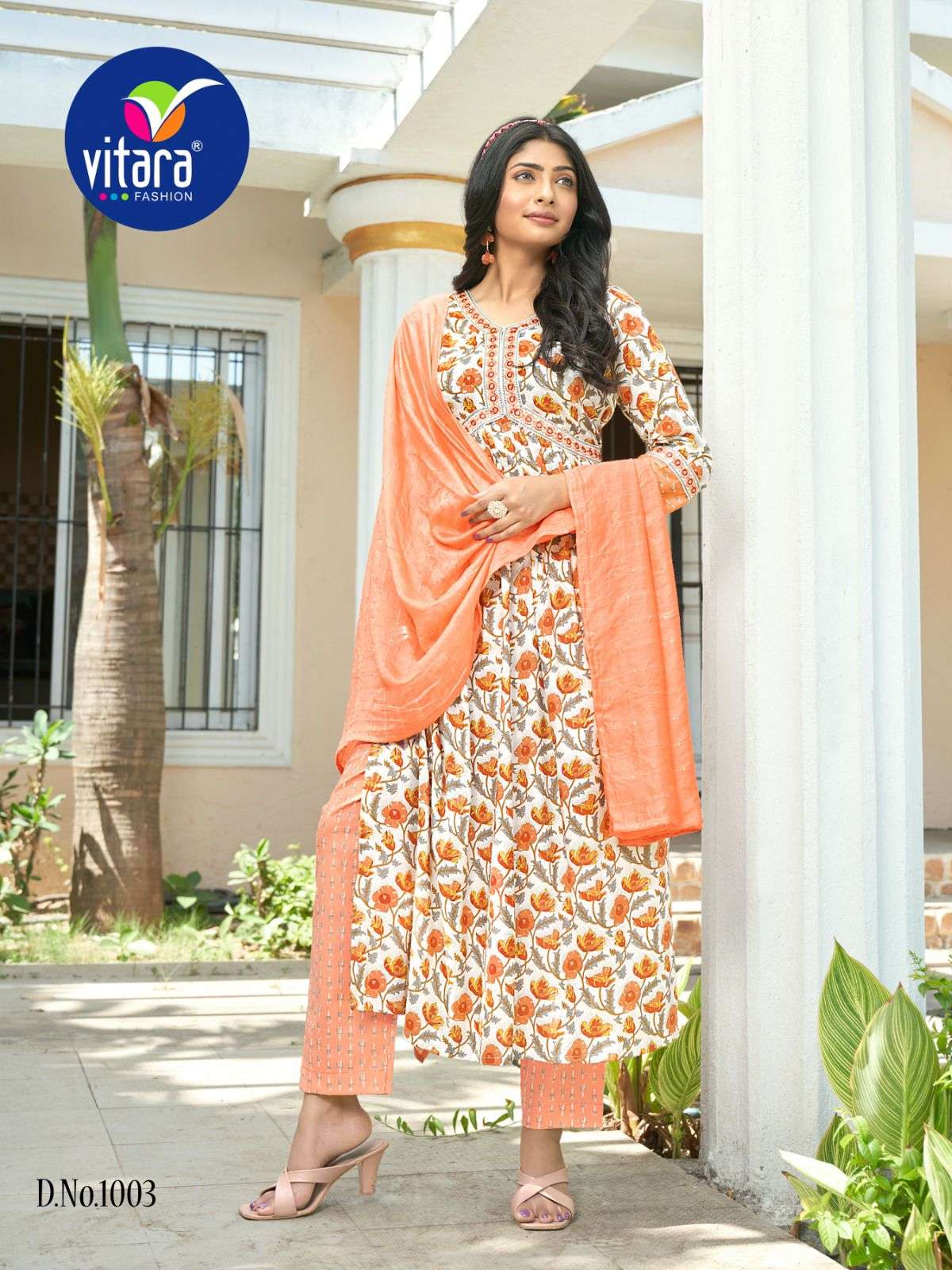 vitara fashion sentosa 1001-1004 series alia cut designer kurtis catalogue online market surat