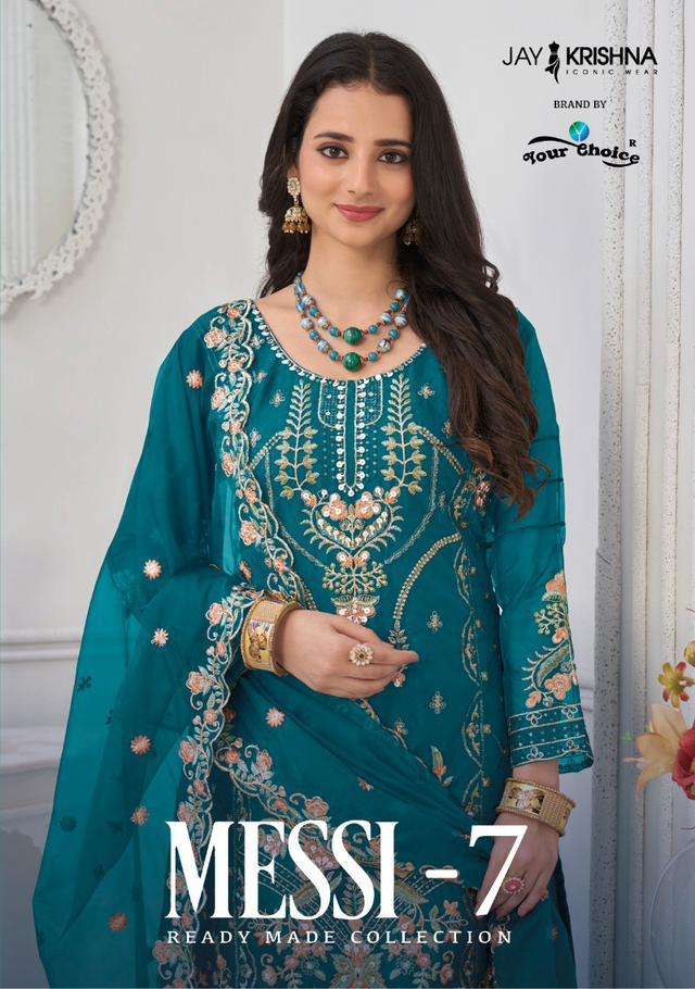 your choice messi vol-7 70001-70004 series stylish look designer salwar kameez catalogue wholeasler surat
