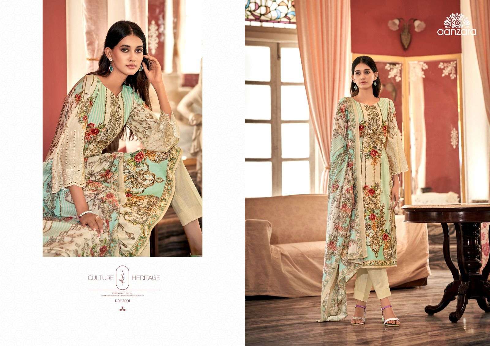 acme weavers shiddat 1001-1006 series lawn cotton designer salwar suits online wholeasale surat