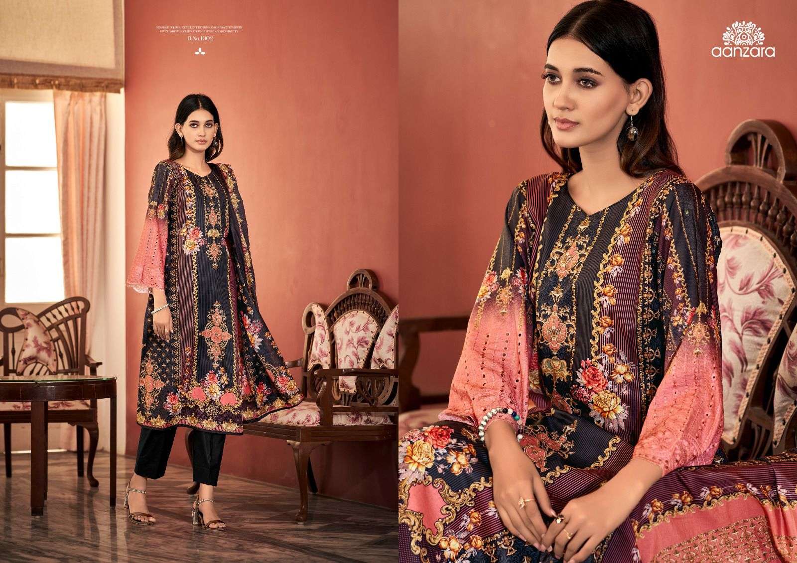 acme weavers shiddat 1001-1006 series lawn cotton designer salwar suits online wholeasale surat
