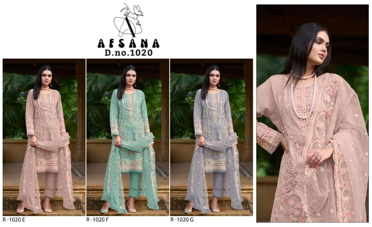 afsana 1020 series readymade pakistani salwar suits wholesale dealer surat