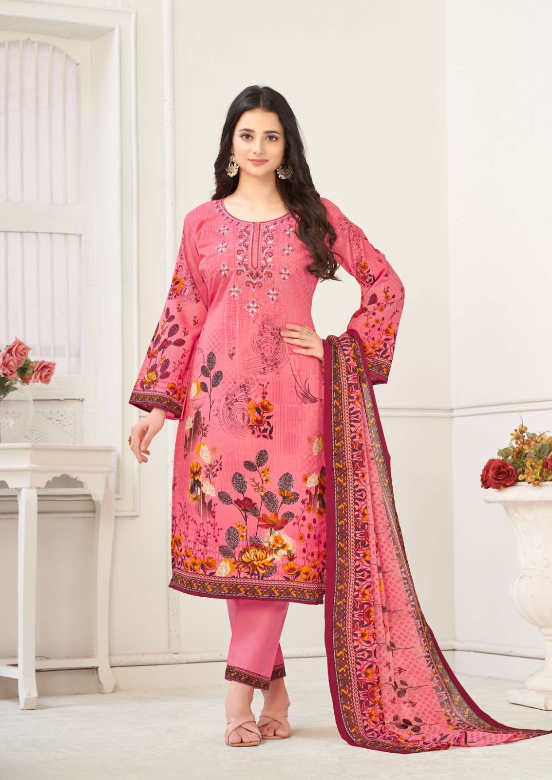 al karam nairah 1001-1008 series soft cotton exclusive designer dress material wholesale collection surat
