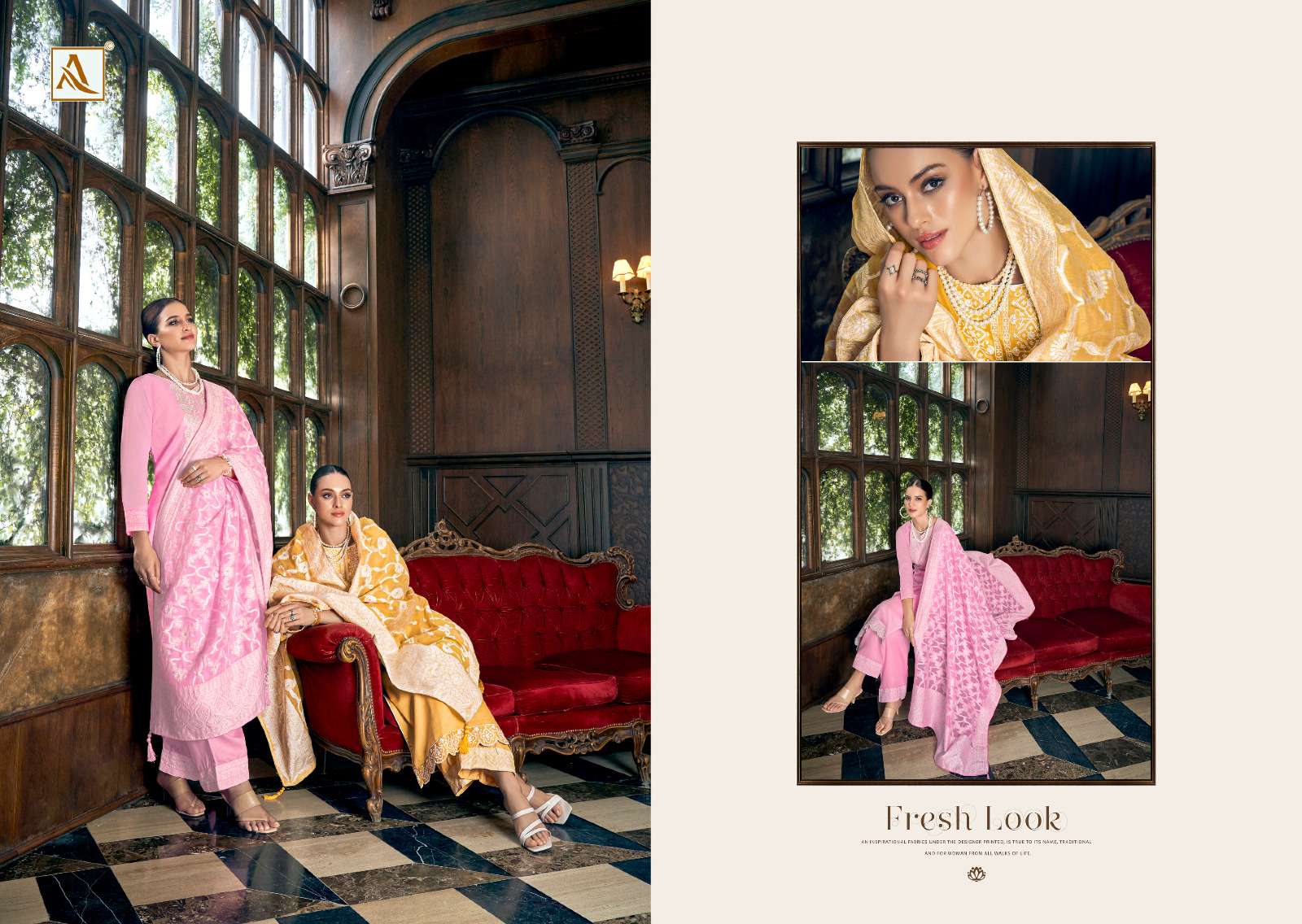 alok suit classic touch edition vol-12 unstich designer salwar kameez catalogue wholesale surat 