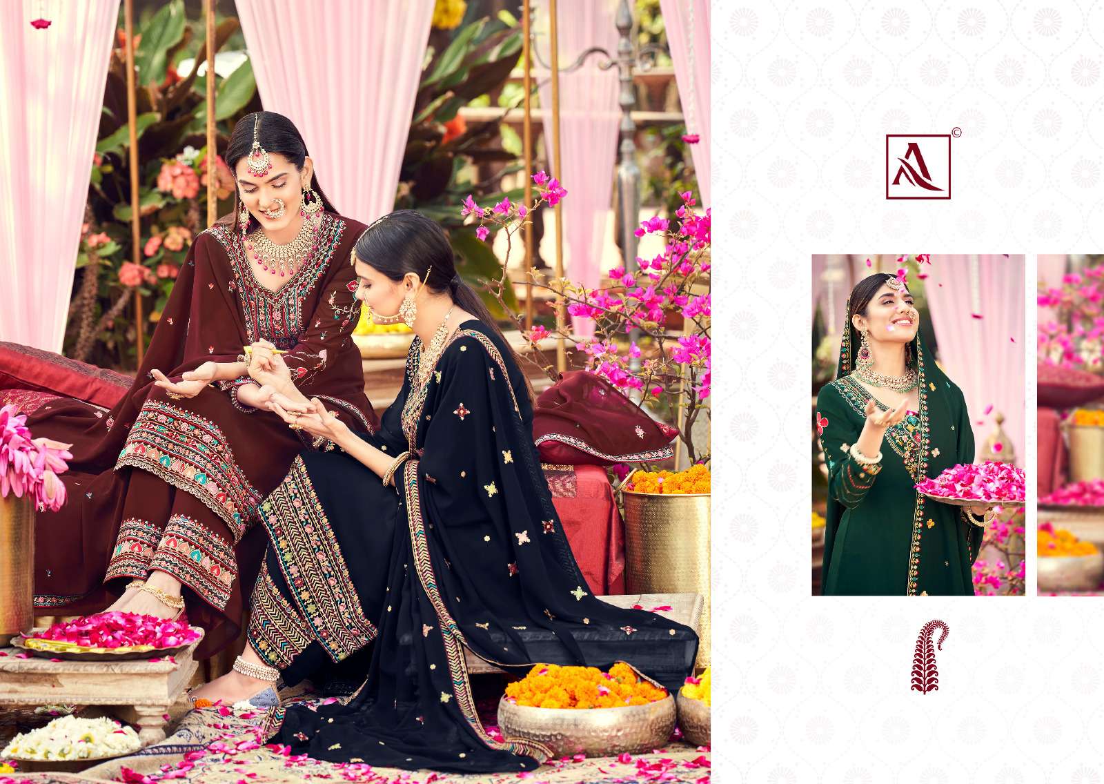 alok suit moh edition vol-2 stylish look designer salwar suits online wholesale price surat