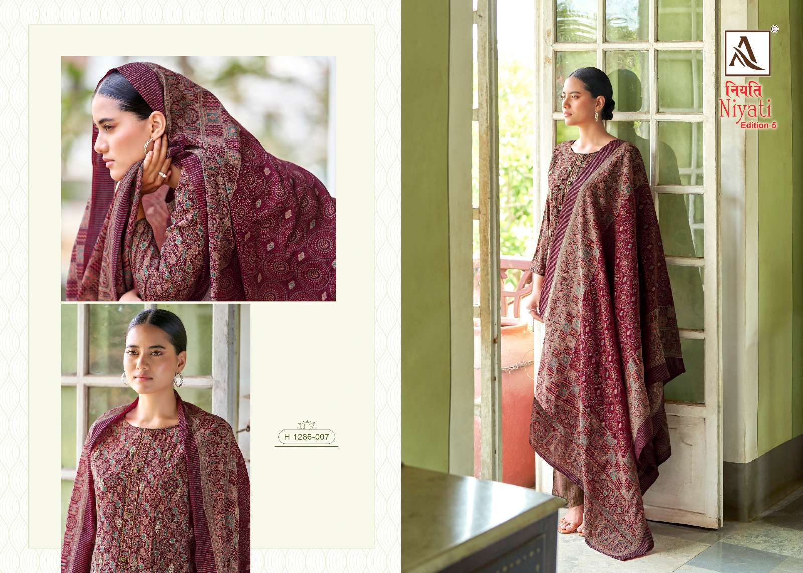 alok suit niyati edition vol-5 fancy designer salwar kameez dress material catalogue collection surat