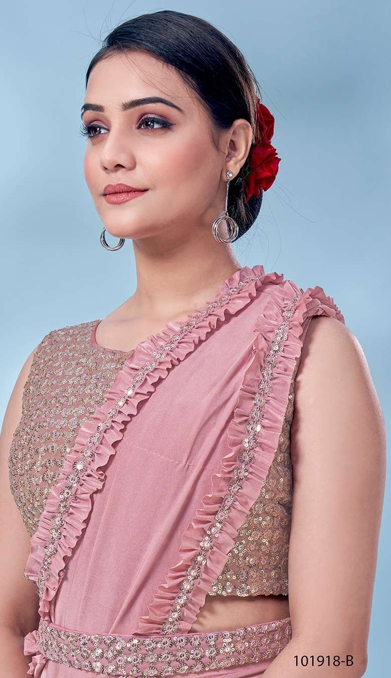 amoha trendz 101918 series latest designer party wear saree online catalogue
