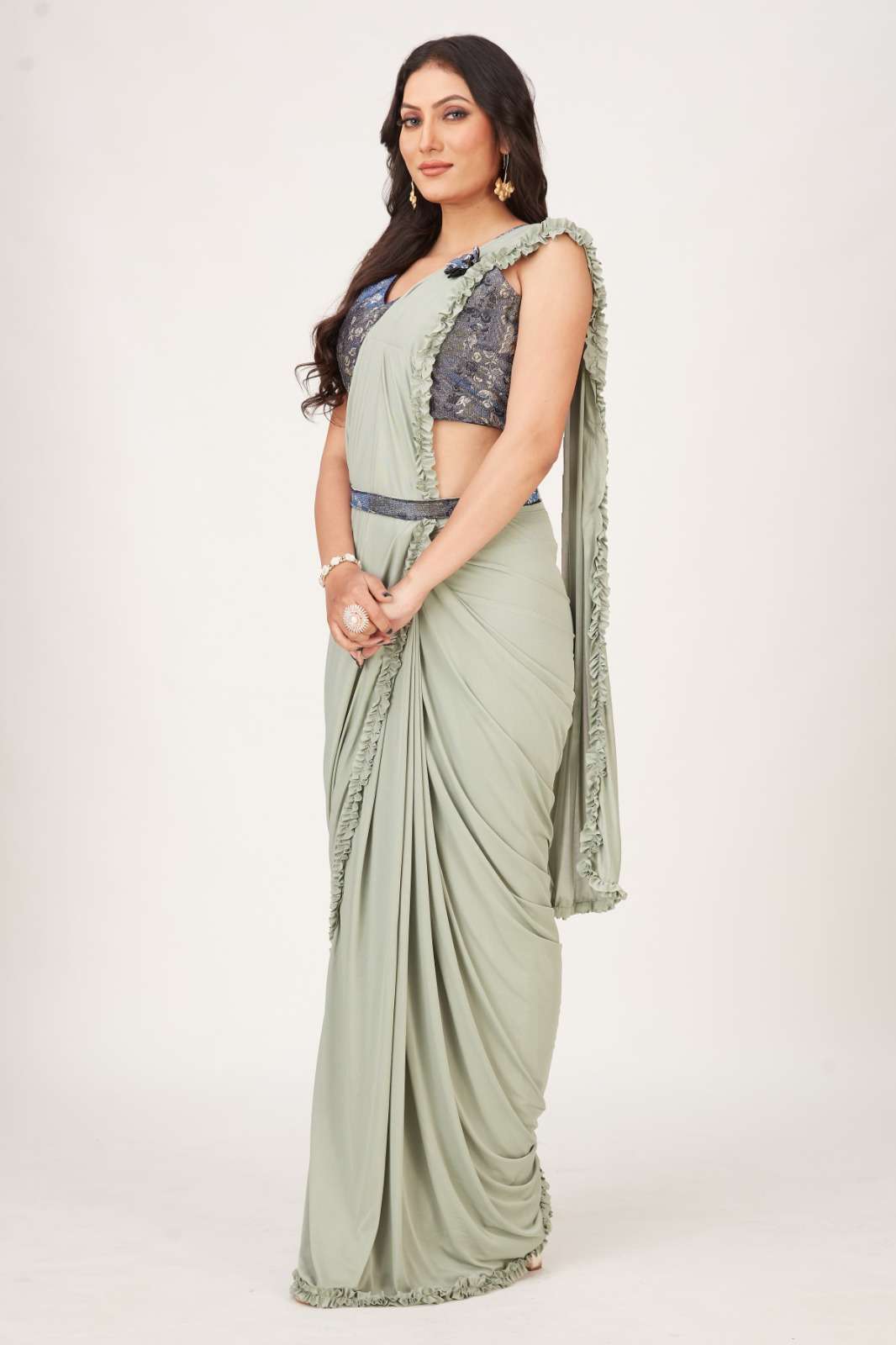 amoha trendz 101957 series ready to wear saree collection wholesaler surat