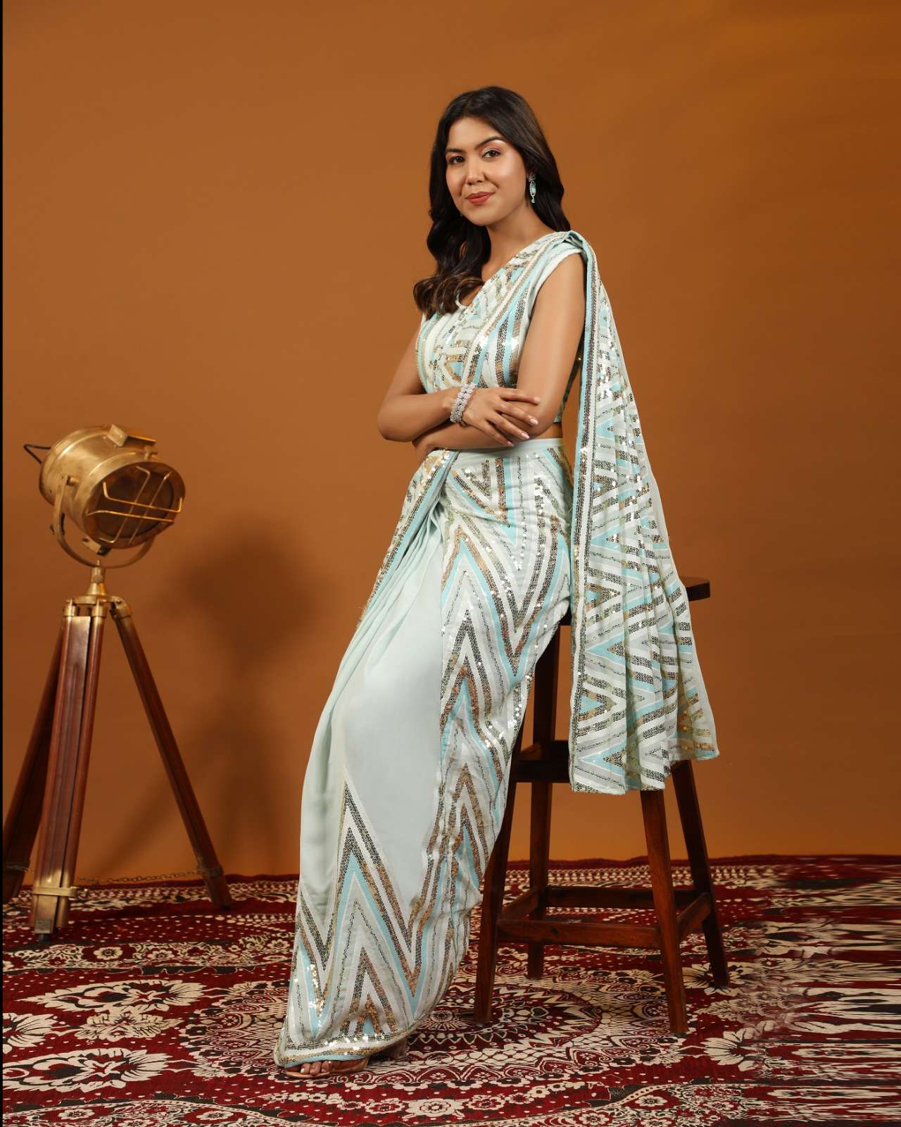 amoha trendz 255 series stylish look designer ready to wear saree catalogue wholesale surat