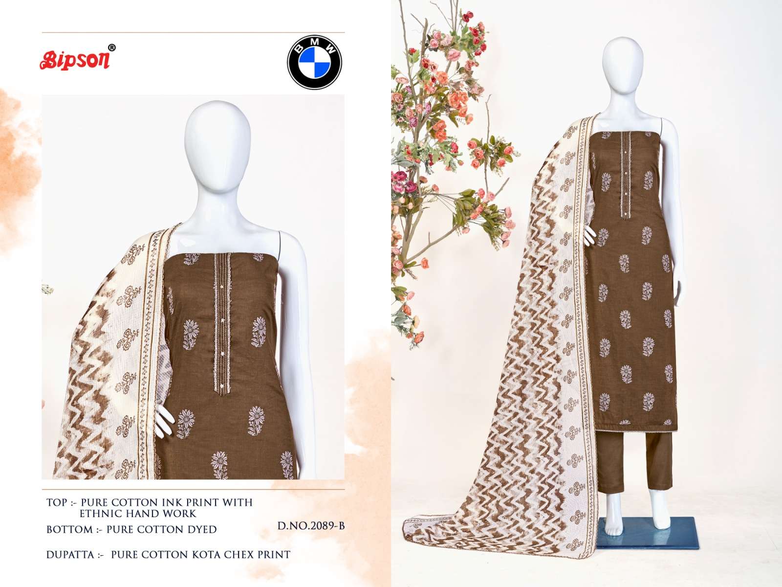 bipson prints bmw 2089 series cotton designer salwar suits wholesale price surat 