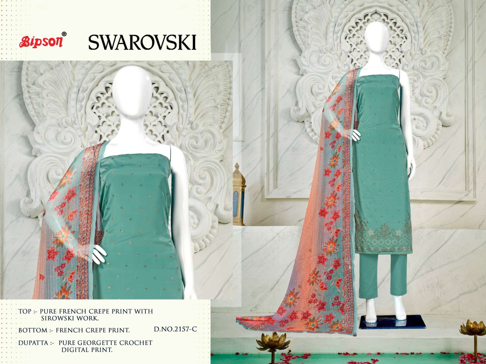 bipson prints swarovski 2157 series unstich designer salwar kameez catalogue online wholesaler surat