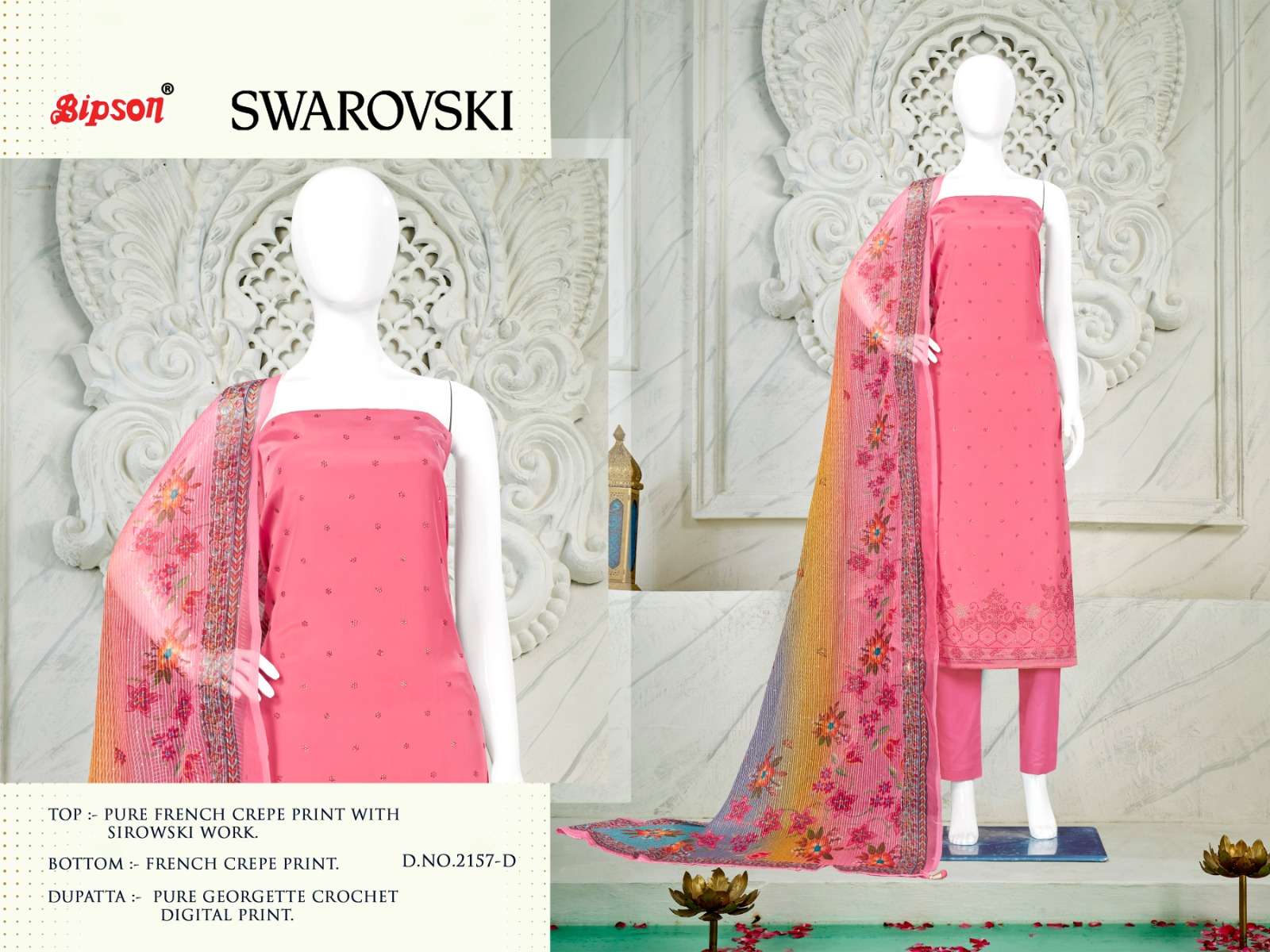 bipson prints swarovski 2157 series unstich designer salwar kameez catalogue online wholesaler surat